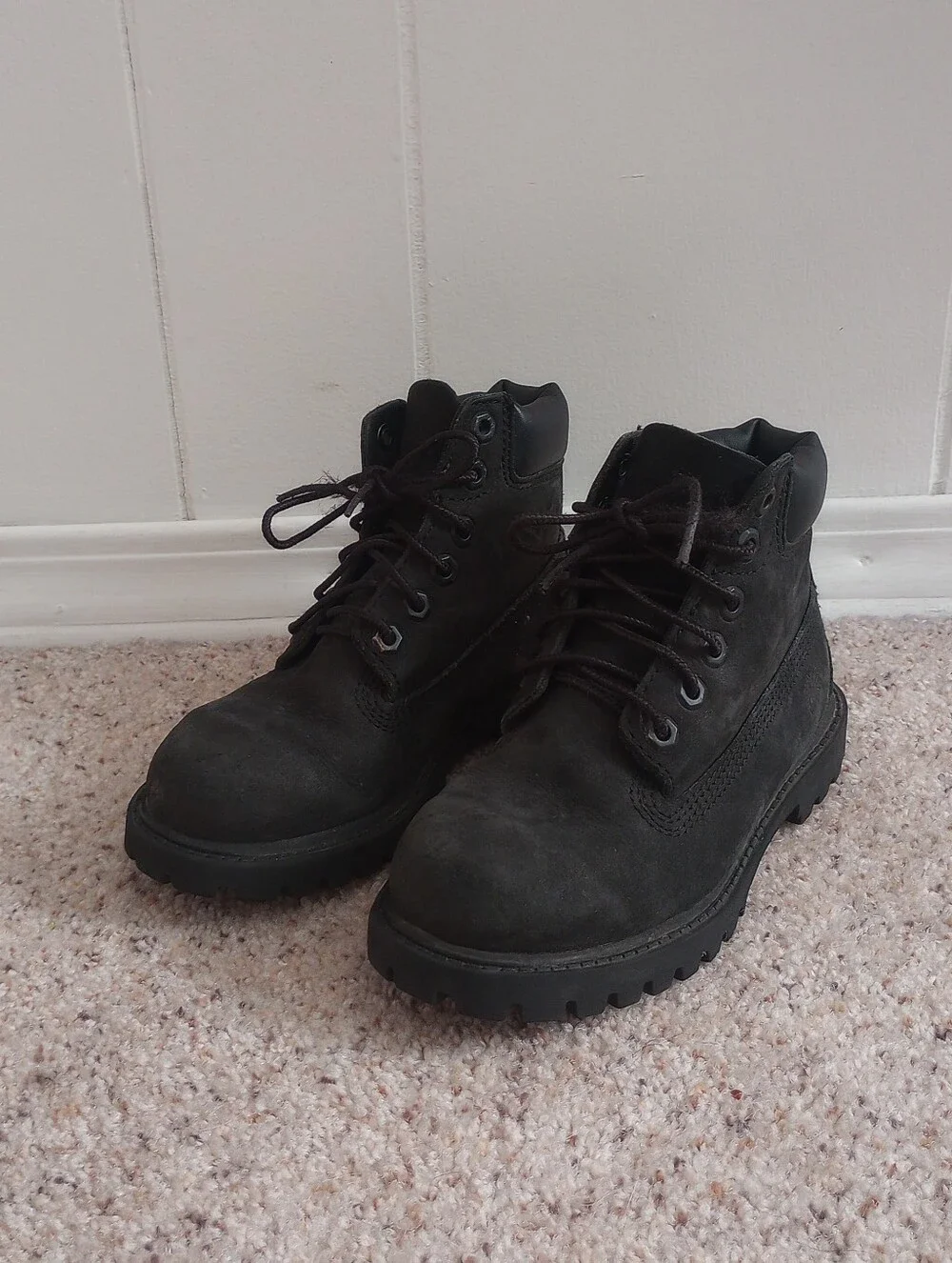 Timberland Black Kids Boots Size 11